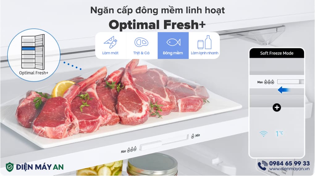 Tủ Lạnh Samsung Inverter 460 Lít Bespoke RT47CB66868ASV